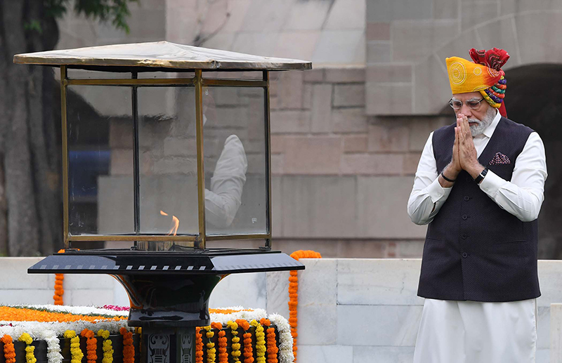 PM Modi addresses nation from Red Fort as India celebrates Independence Day