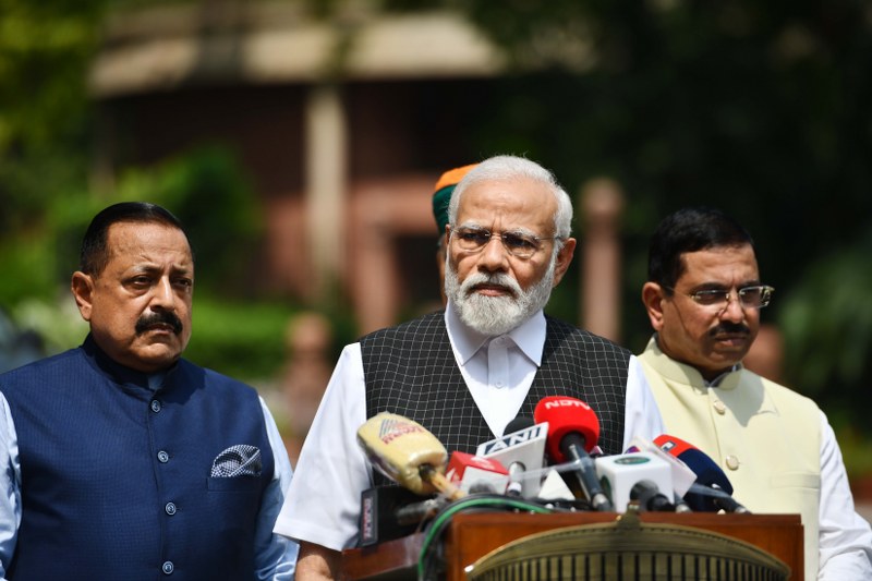 PM Modi addresses media on first day of Monsoon Session