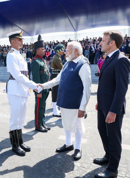 PM attends Bastille Day celebrations in France's capital Paris