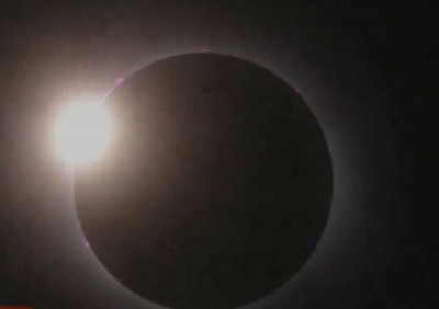 Rare total solar eclipse hits Mexico, USA