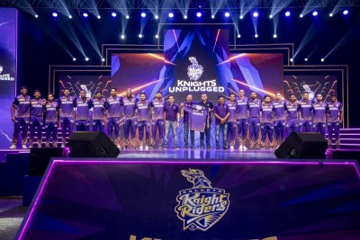 KKR kick off T20 season at Knight's Unplugged, unveil jersey for IPL 2024