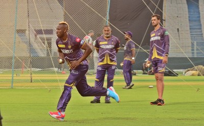 IPL 2024: KKR, SRH intense practice session a day before match in Kolkata's Eden Gardens