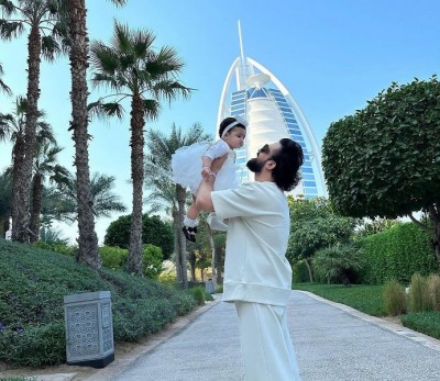 Pakistani singer Atif Aslam reveals face of his newborn daughter on her first birthday