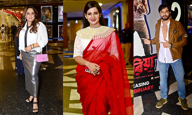 Premiere night of Vikram Chatterjee, Angana Roy starrer Pariah