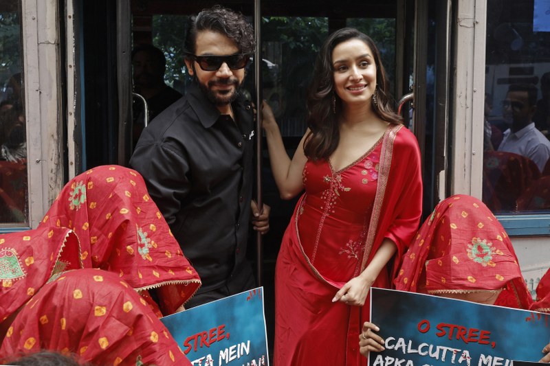 Shraddha Kapoor, Rajkummar Rao's day out in Kolkata for Stree 2