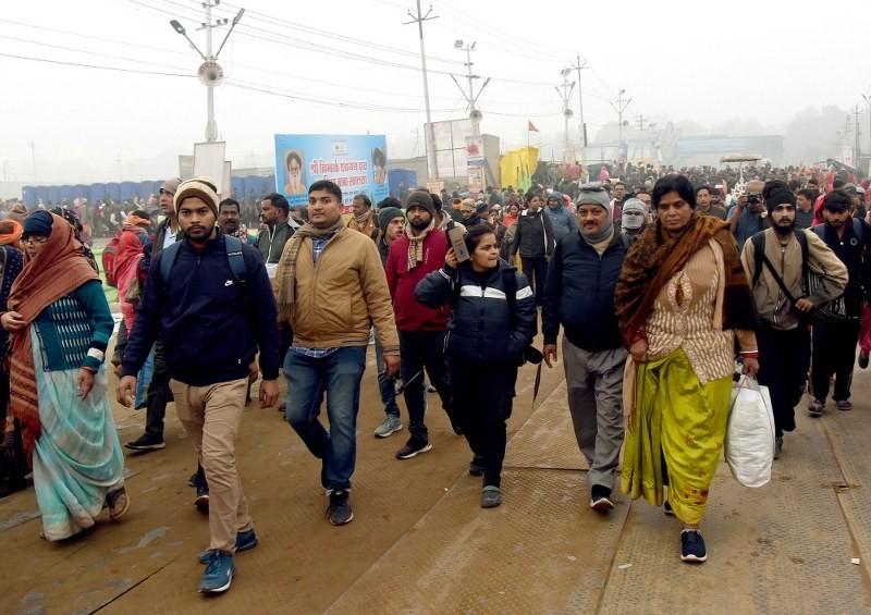 Millions of Hindu devotees gather at Uttar Pradesh's Prayagraj as a six-week Maha Kumbh Mela begins today