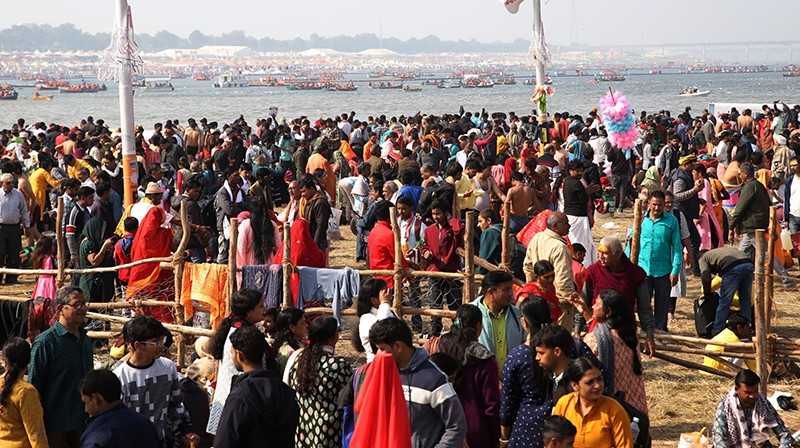 Mahakumbh 2025: Snapshots of holy dip in Prayagraj