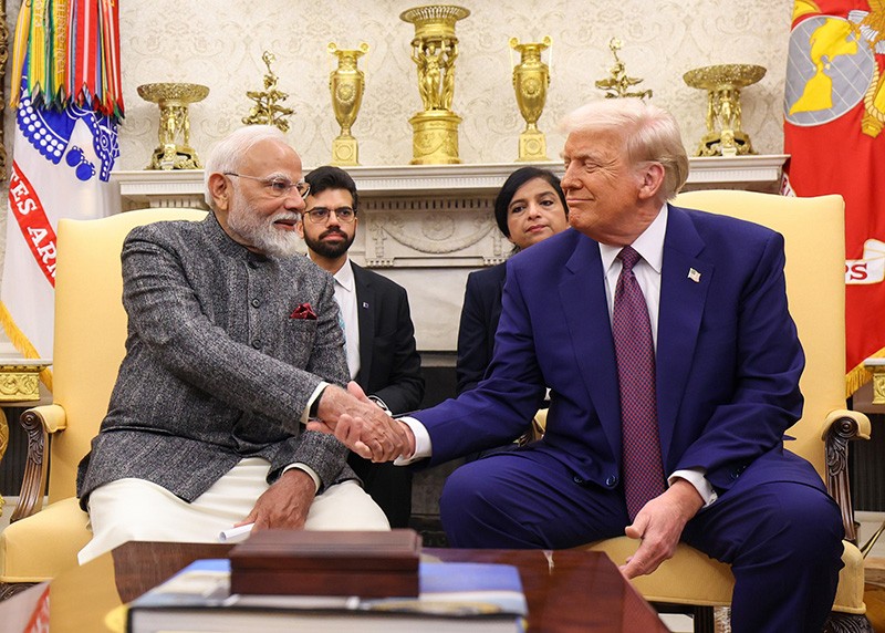 PM Modi meets US President Donald Trump at the White House