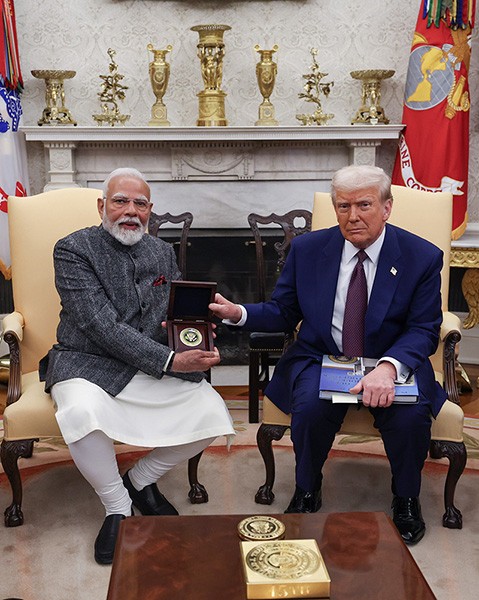 PM Modi meets US President Donald Trump at the White House