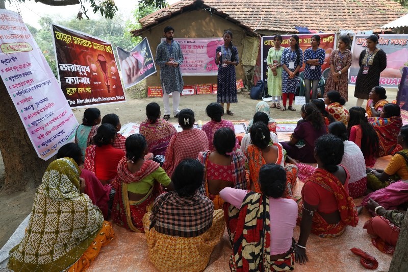 In Images: Bengal village women participate in menstrual hygiene awareness