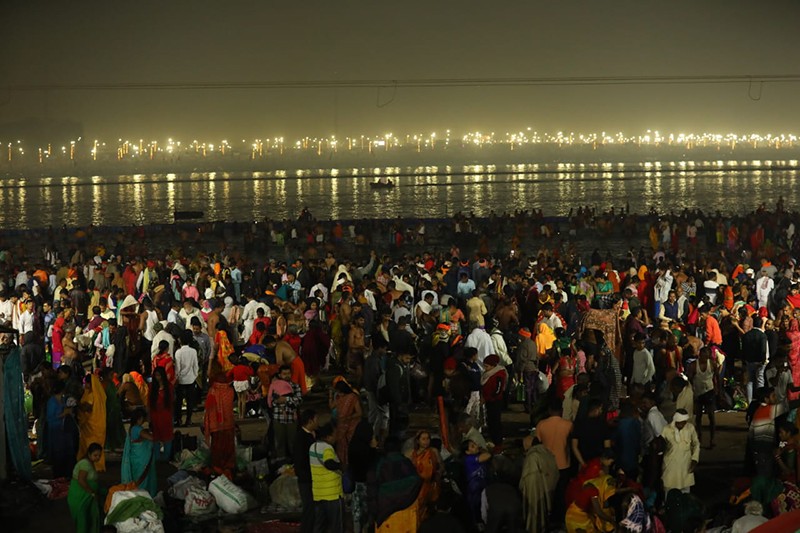 Glimpses of the final snan of Maha Kumbh
