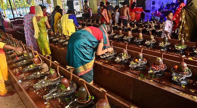 Hindu devotees celebrate Maha Shivratri in Kolkata