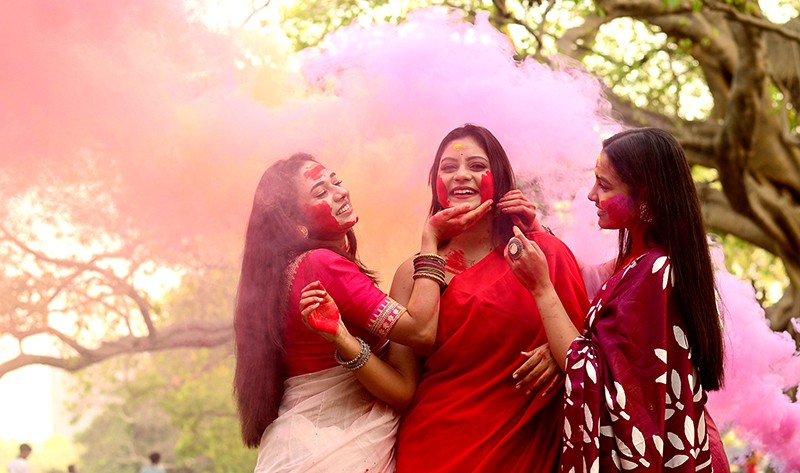In Images: Holi celebrations in Kolkata