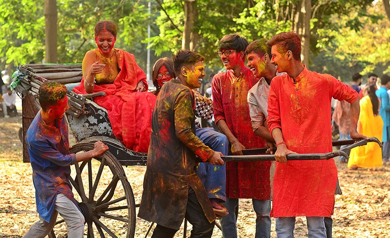 In Images: Holi celebrations in Kolkata