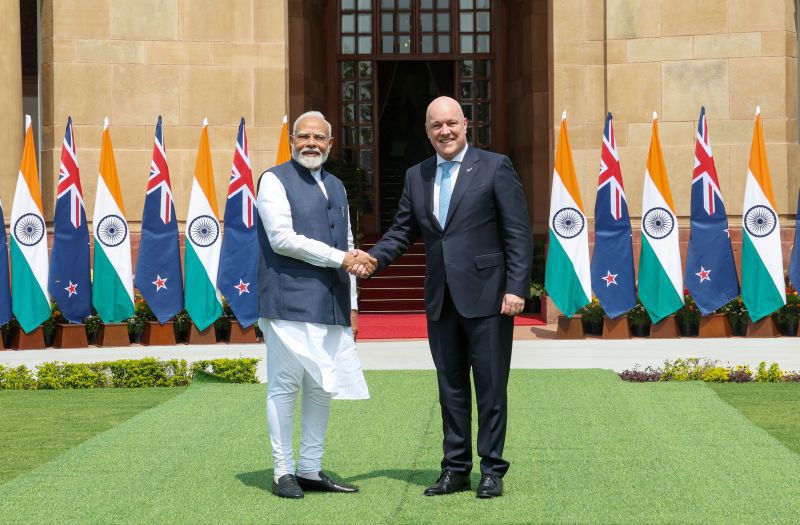 In Images: Modi meets New Zealand PM Christopher Luxon in New Delhi