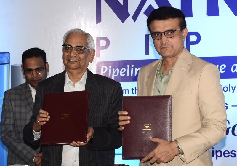 In Images: Sourav Ganguly collaborates with Natraj Pipes
