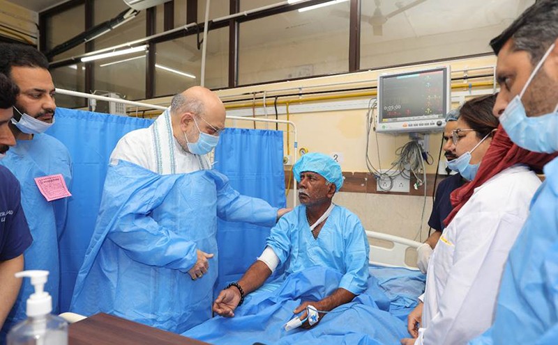 In Images: Amit Shah pays respect to deceased of Pahalgam attack, visits ground zero