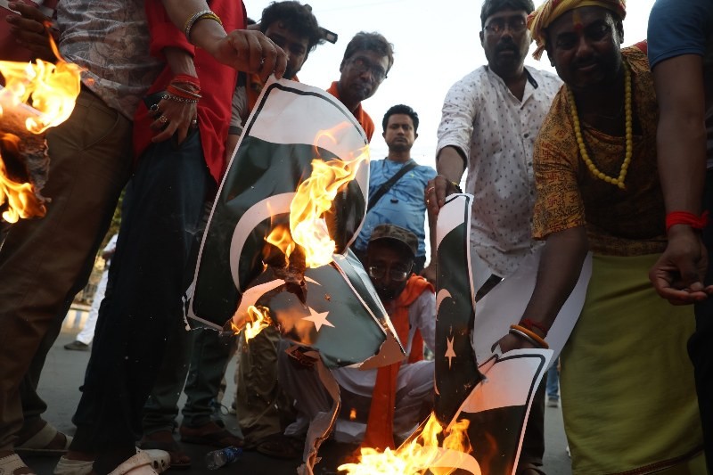 In Images: Vishva Hindu Parishad organises protest rally against Pahalgam terror attack in Kolkata