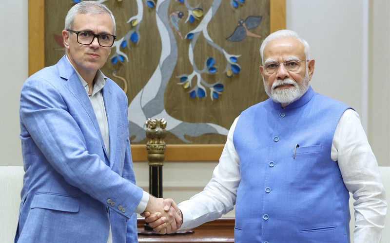 In Images: Omar Abdullah meets PM Modi in Delhi to discuss J&K situation