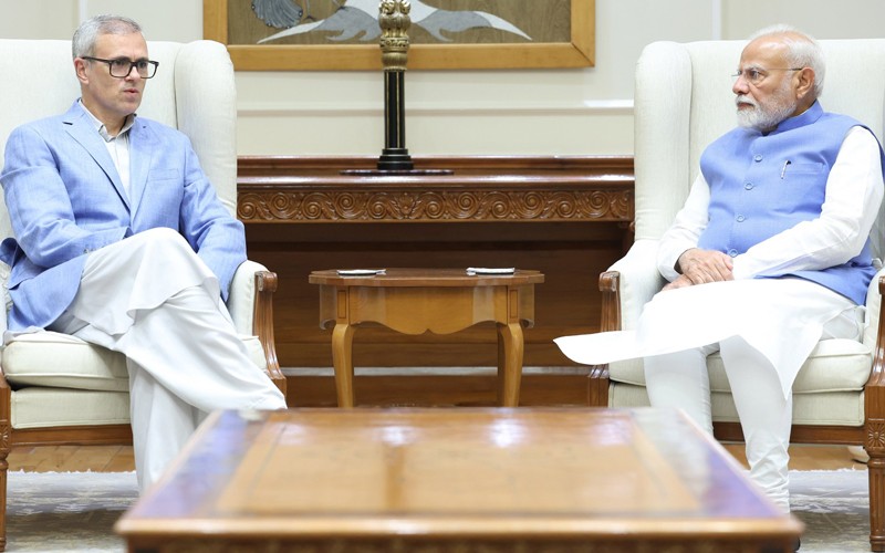 In Images: Omar Abdullah meets PM Modi in Delhi to discuss J&K situation