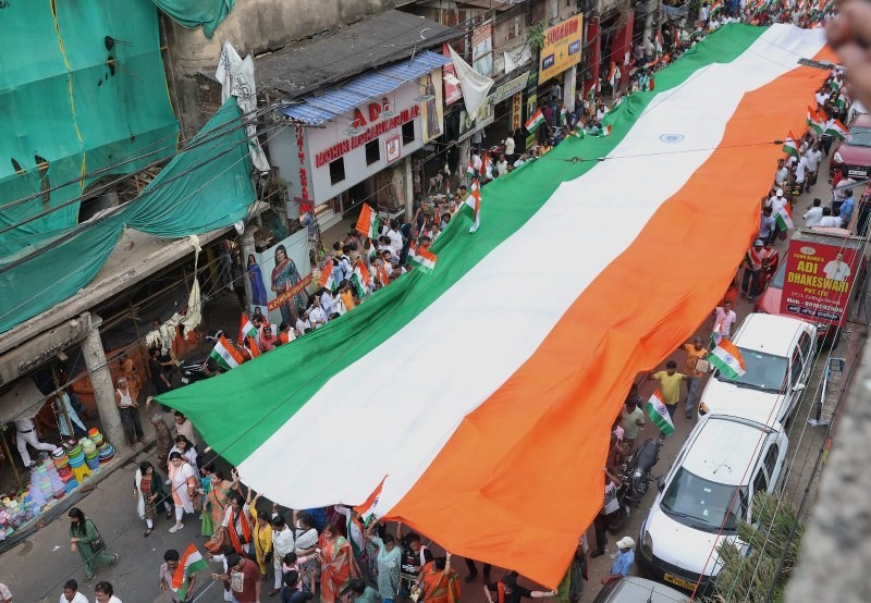 In Images: BJP supporters hold Tiranga Yatra in Kolkata to celebrate success of Operation Sindoor
