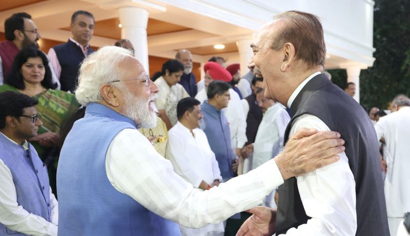 In Images: PM Modi's informal meeting with delegations that briefed world on Operation Sindoor