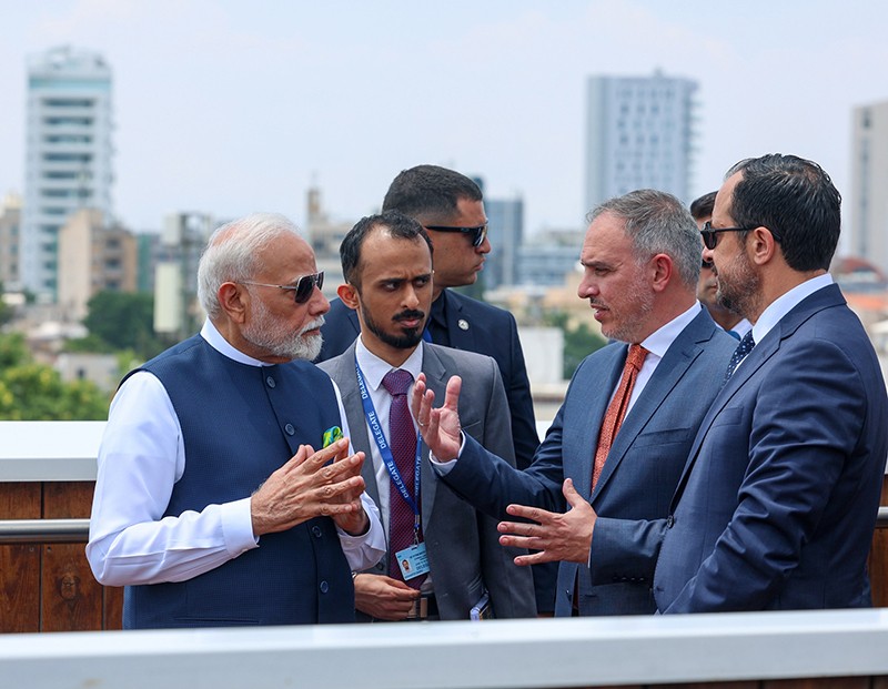 In Images: PM Modi, Cyprus President Nikos Christodoulides take tour of Historic Centre of Nicosia in Cyprus