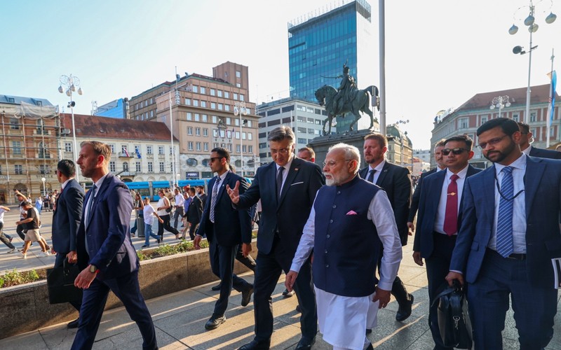 In Images: PM Modi in Croatia