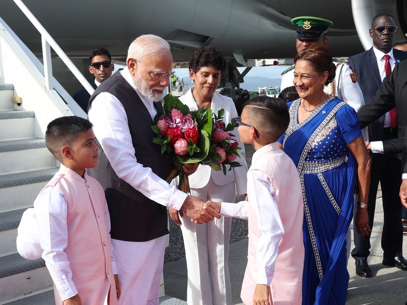 In Images: PM Modi arrives in Trinidad and Tobago