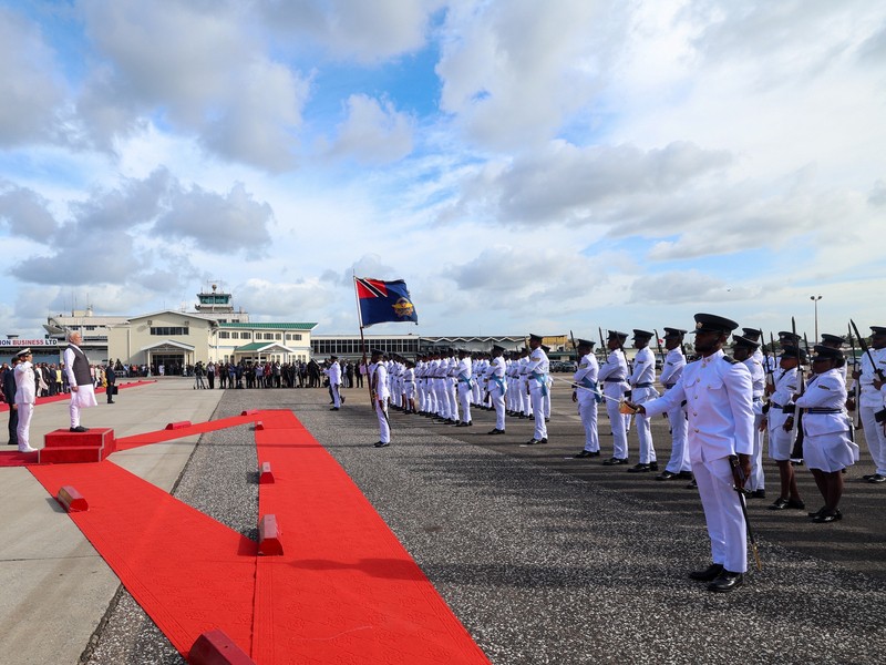 In Images: PM Modi receives Guard of Honour in Trinidad and Tobago