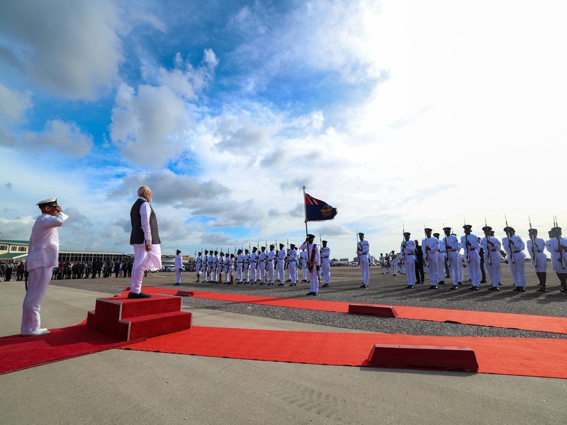 In Images: PM Modi receives Guard of Honour in Trinidad and Tobago