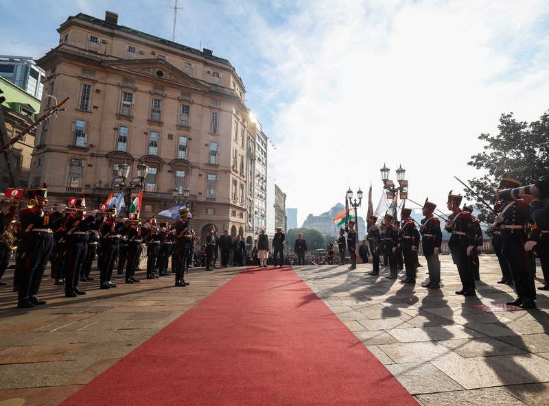 In Images: PM Modi meets Argentinian Prez Javier Gerardo Milei