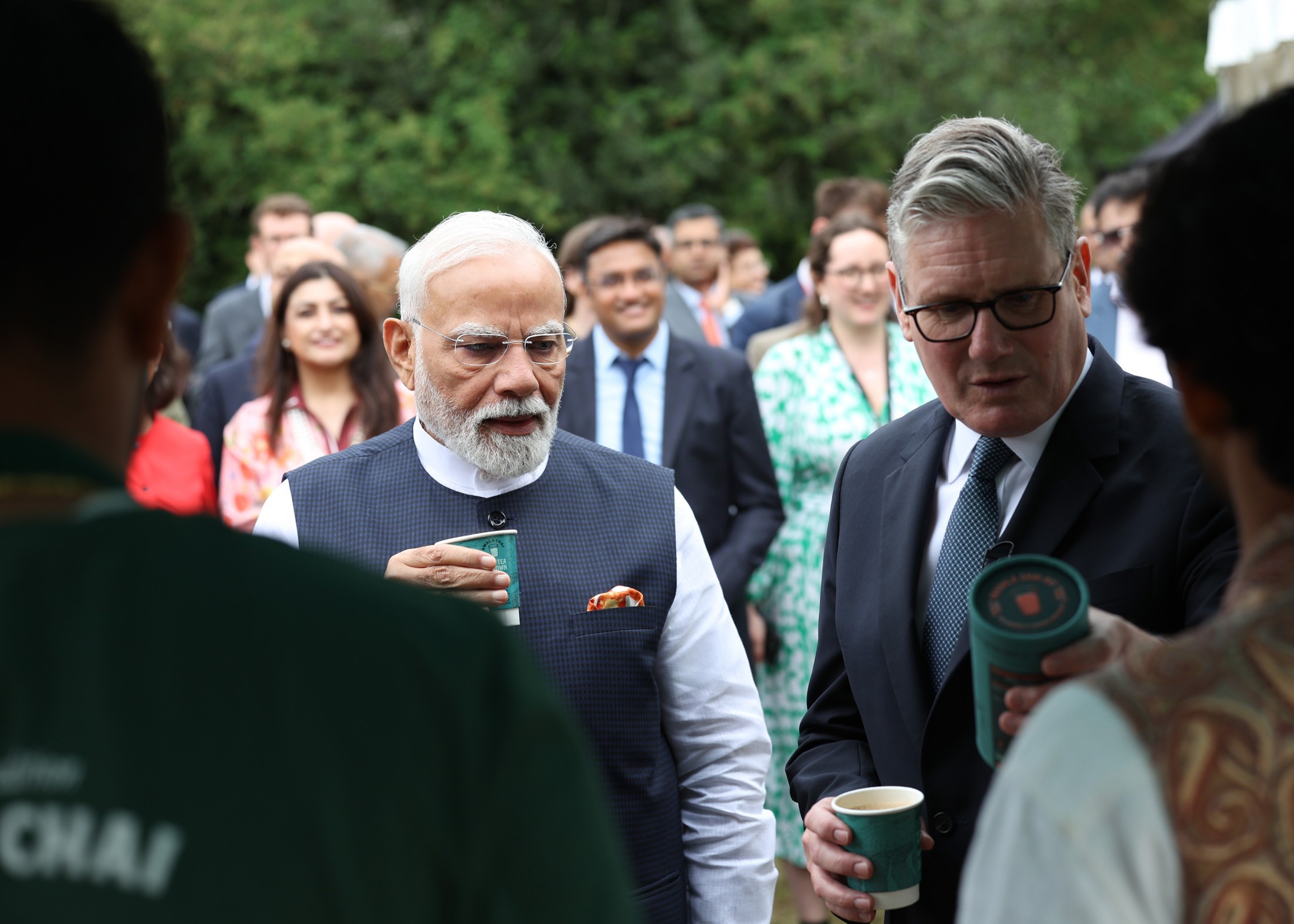 In Images: PM Modi meets UK counterpart Keir Starmer