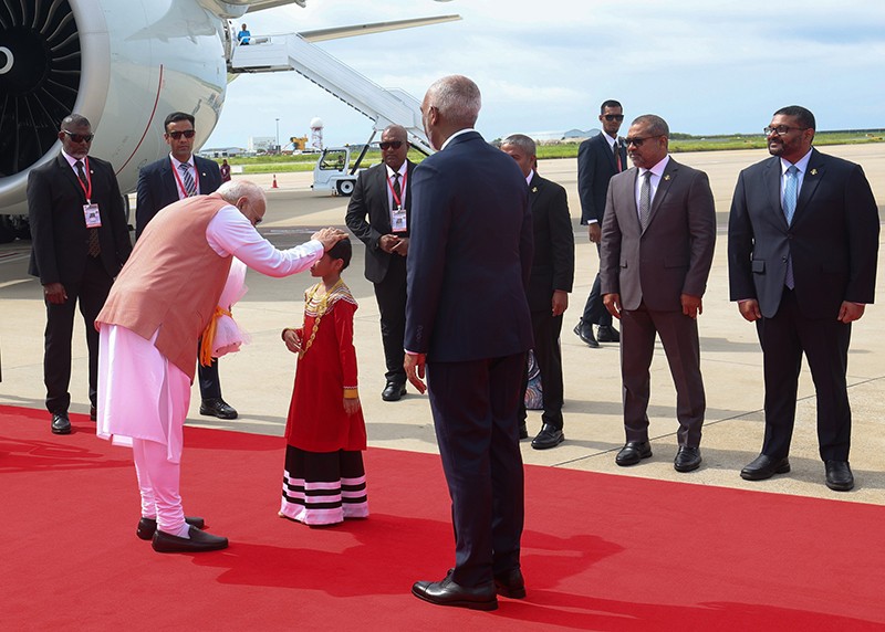 In Images: PM Modi receives warm welcome in Maldives