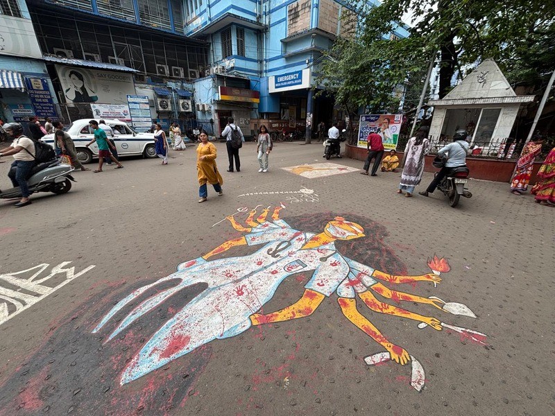 In Images: Powerful street art at Kolkata Medical College marks one year since RG Kar rape-murder case