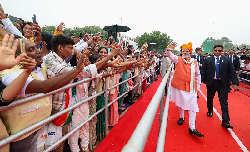 In Images: PM Modi addresses nation from Red Fort on 79th Independence Day