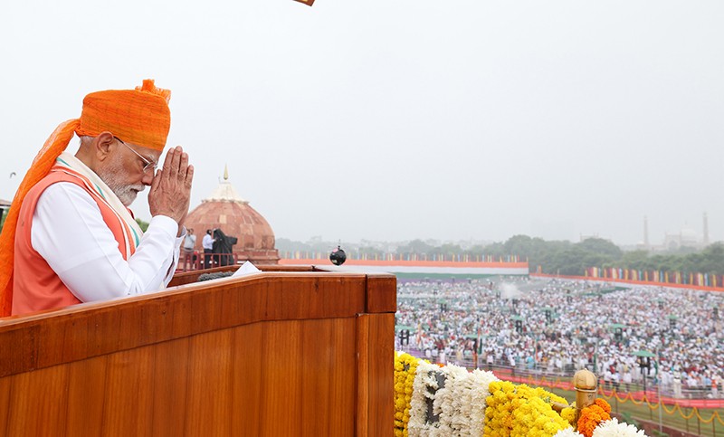 In Images: PM Modi addresses nation from Red Fort on 79th Independence Day