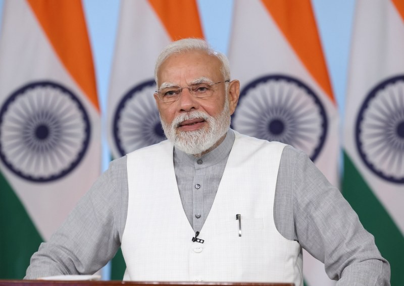 In Image: PM Modi addresses Ahmedabad girls’ hostel opening via video