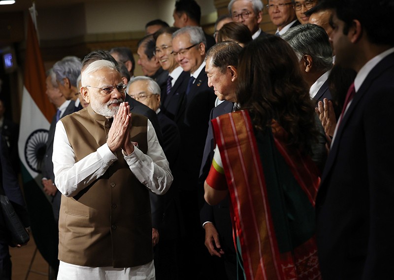 In Images: PM Modi addresses business leaders in Japan