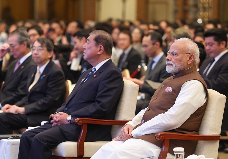 In Images: PM Modi addresses business leaders in Japan
