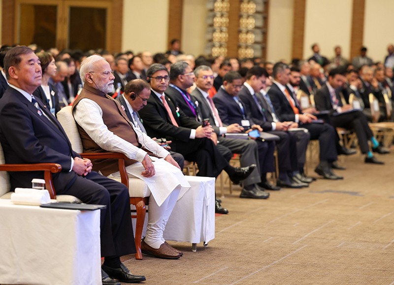 In Images: PM Modi addresses business leaders in Japan