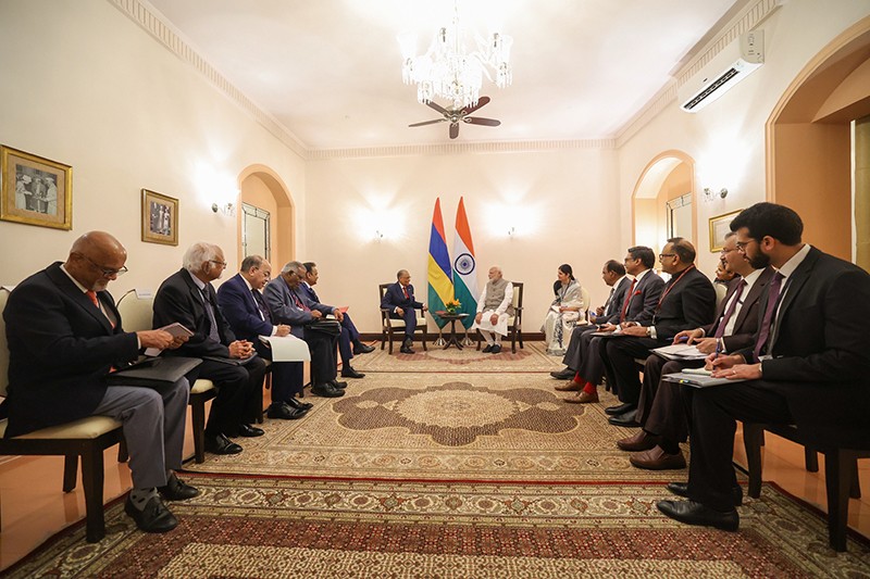 In Images: Modi meets Mauritian counterpart Ramgoolam in Varanasi