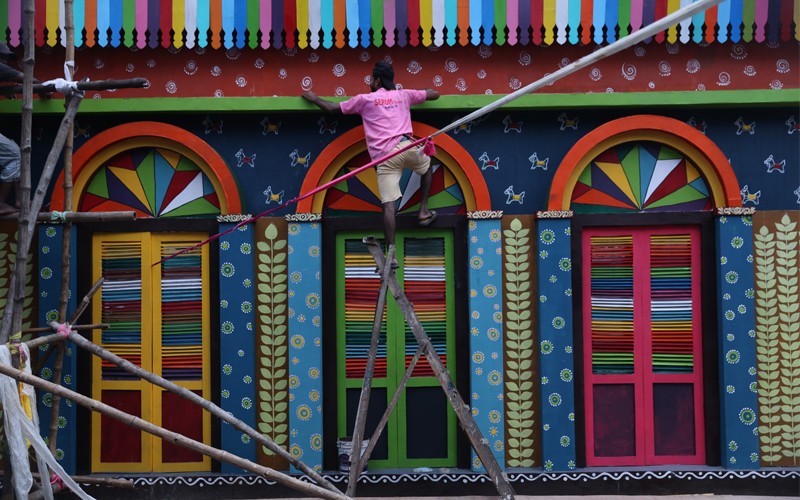 In Images: Kolkata's Hazra Park Durgotsab celebrates 83rd year under the theme 'Drishtikon'