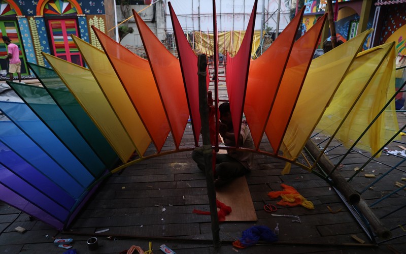 In Images: Kolkata's Hazra Park Durgotsab celebrates 83rd year under the theme 'Drishtikon'