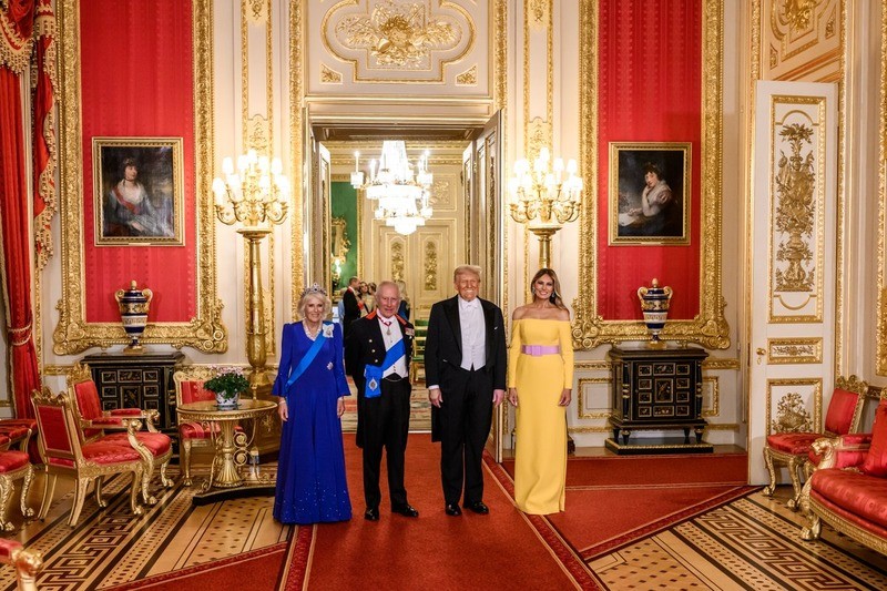 In images: King Charles III hosts President Trump and First Lady Melania at State Banquet in Windsor