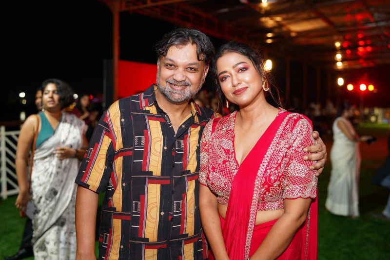 In Images: Dev, Idhika, others join Raghu Dakat's pre-puja celebrations