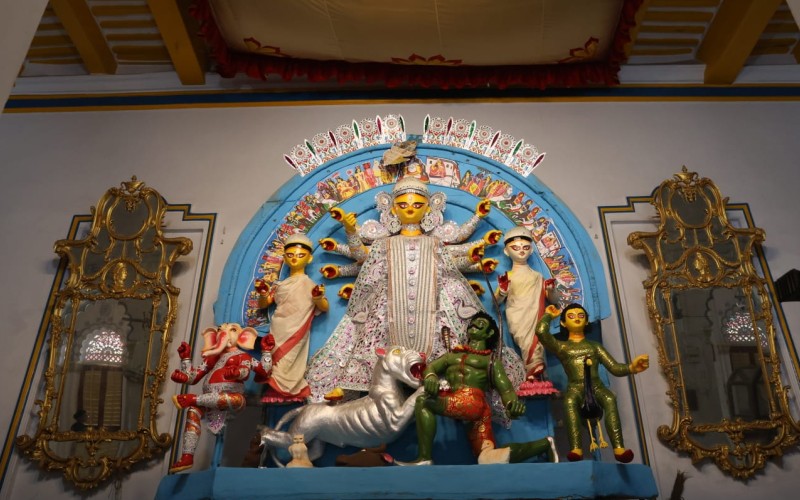In Images: Kolkata's 236-Year-Old Shobhabazar Rajbari gears up for Durga Puja