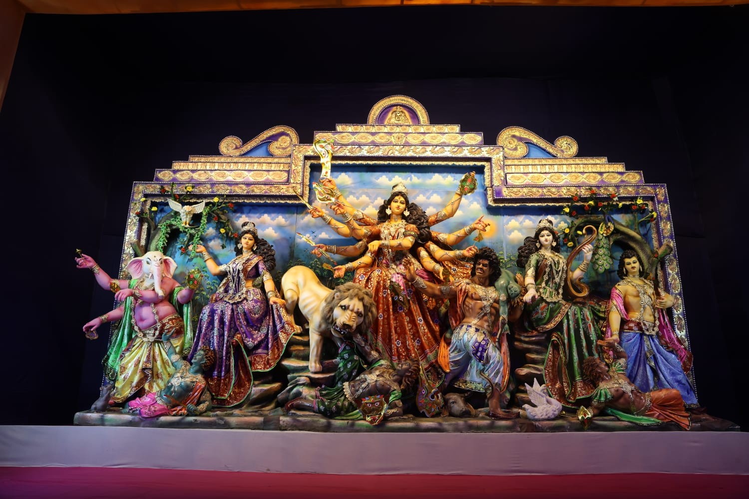 In Images: Kolkata Pandal Honors Operation Sindoor