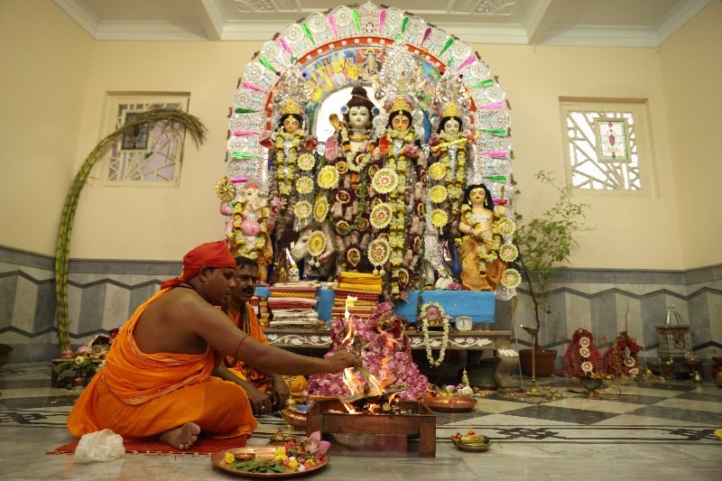 In Images: Rituals at 121-year-old Bholanath Dham Durga Puja in Kolkata