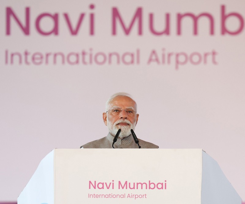 In Images: PM Modi inaugurates Navi Mumbai International Airport and Mumbai Metro Line-3